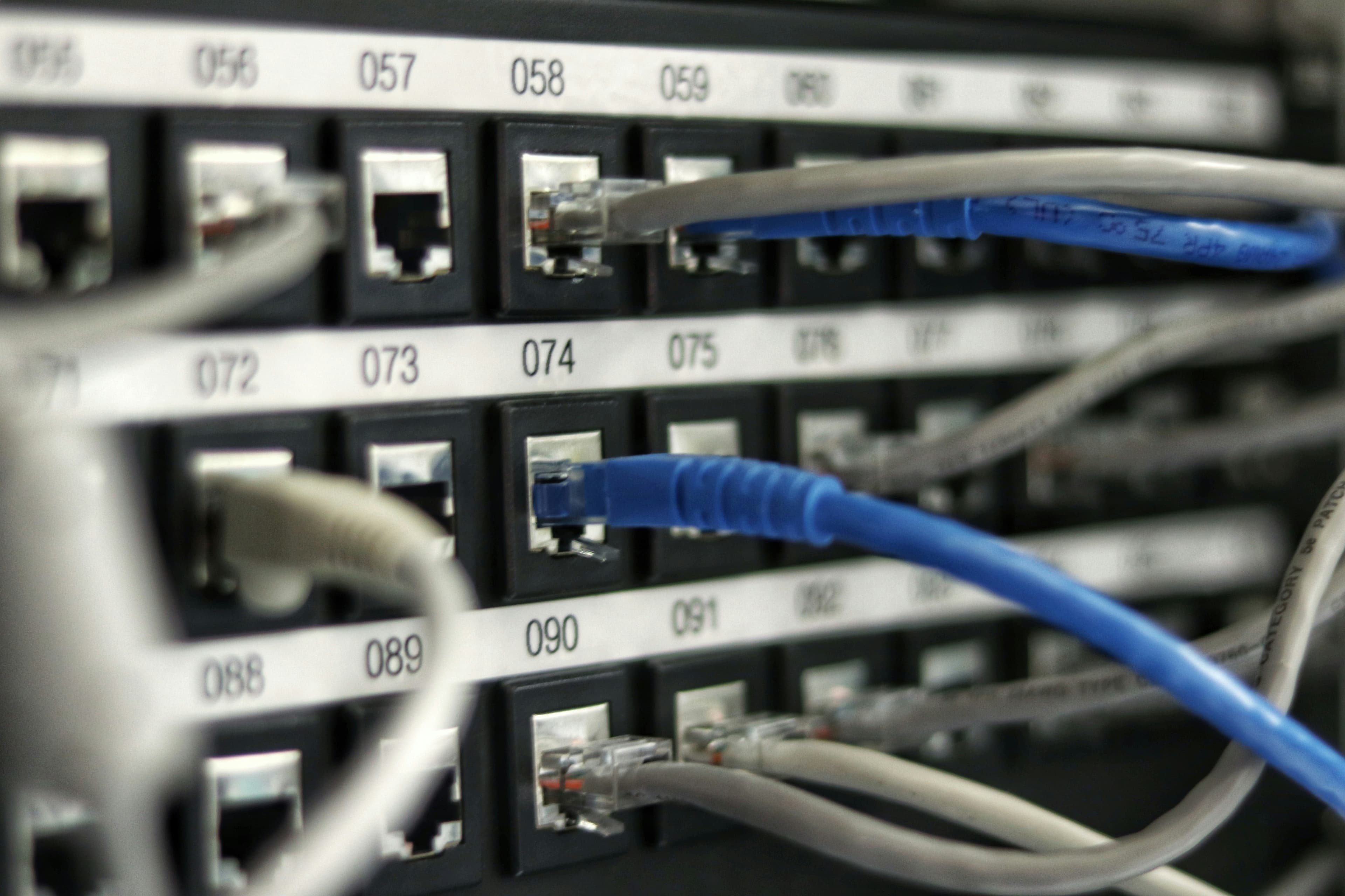 Cat6 structured cabling installation